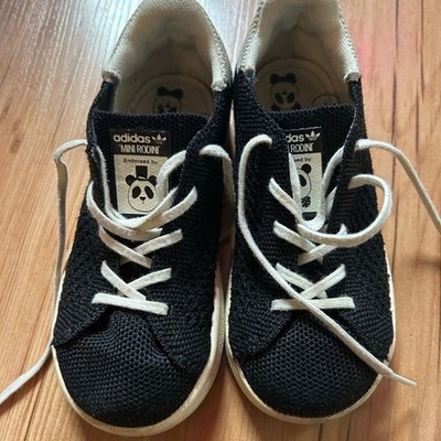Adidas Mini Rodini Kids Black Sneakers 8K Panda Top Hat