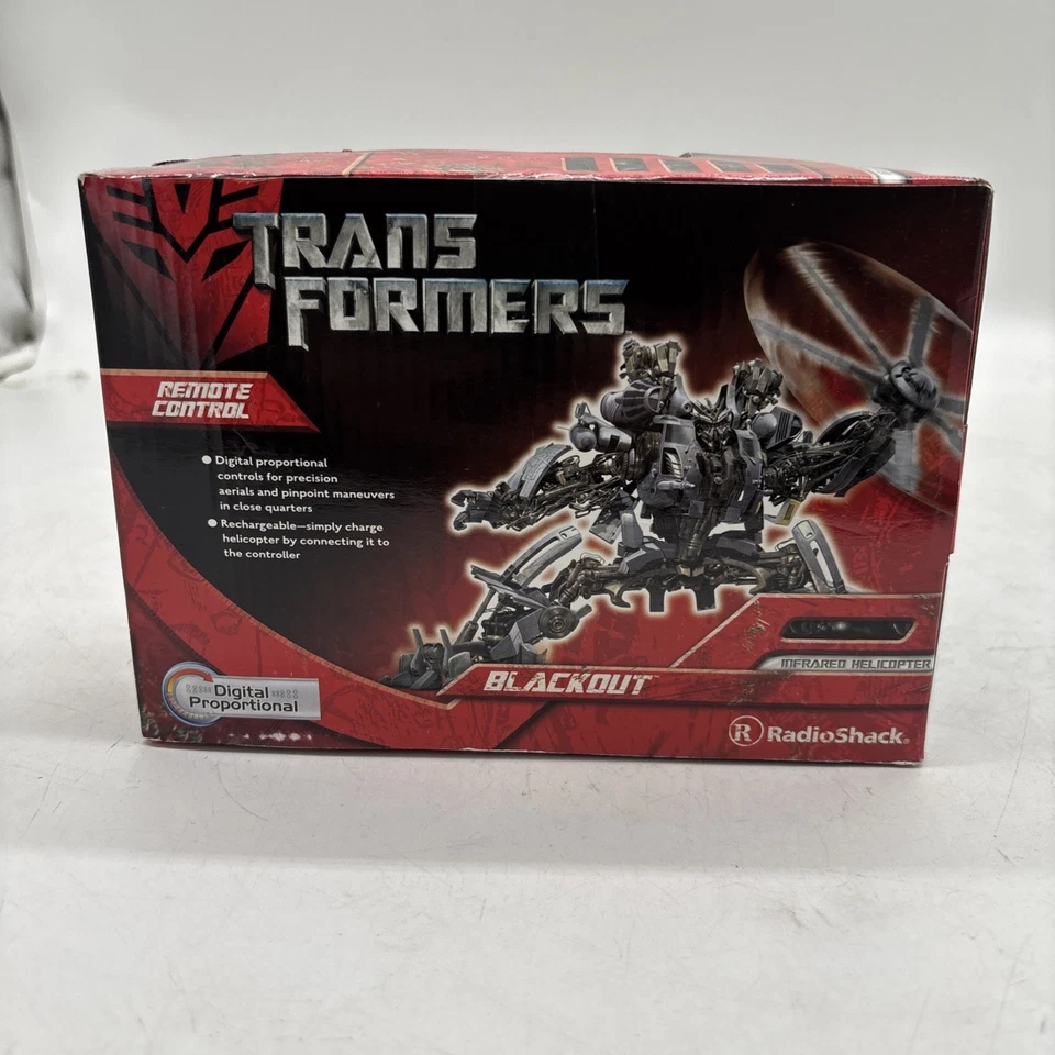Radio Shack Transformers Blackout Remote Control Helicopter - NEW in Box - Image 2 of 4