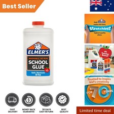 Elmer's 946ml Washable Glue - Safe, Non-Toxic Craft Adhesive for Slime Lovers