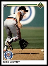 1990 Upper Deck Mike Brumley Detroit Tigers #312