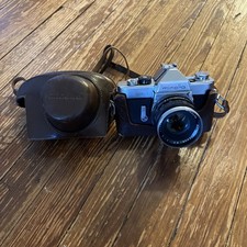 Minolta SR-1 SLR 35mm Camera w/ Rokkor-PF 55mm f/1.8 Lens And Leather Case