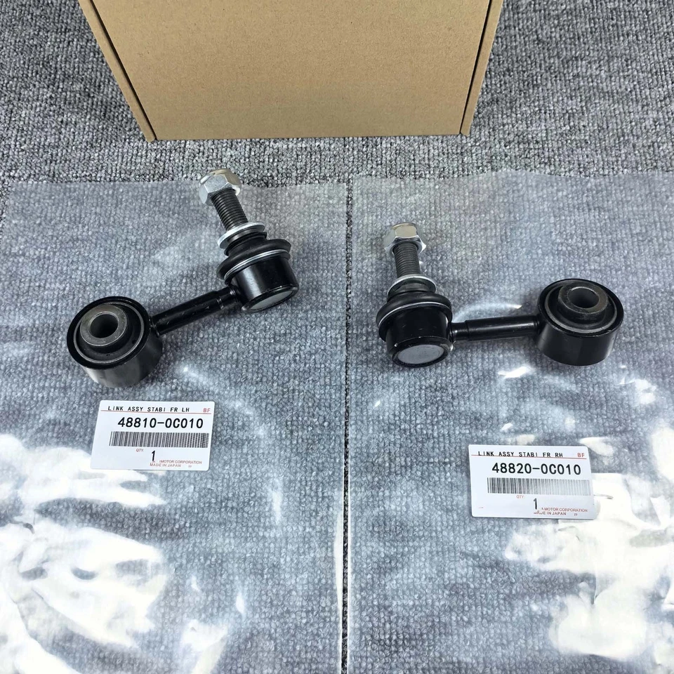 LINKS DE BARRA ESTABILIZADORA FRONTAL FABRICANTE DE EQUIPAMENTO ORIGINAL Para TOYOTA 08-22 SEQUOIA - 07-21 TUNDRA NOVO - Imagem 2 de 4