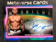 2025 Topps Midnight UFC Junior Dos Santos Horizon Signatures Auto