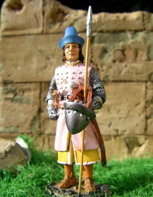 Soldat plomb MOYEN-AGE : Le Fantassin de MARINE VENITIEN , XIVème Siècle..no 58 - Photo 1/2