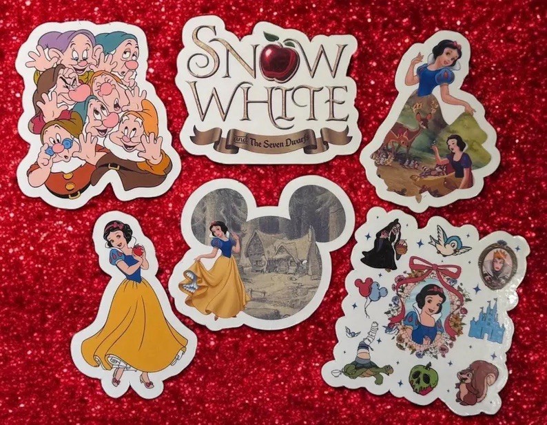 Sticker Pack | Snow White | Water Resistant | Clear