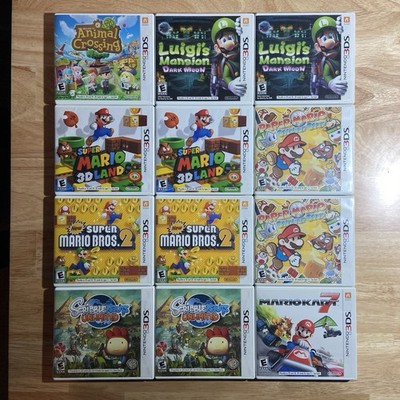 Nintendo 3DS Game Lot (12) Full CIB - Animal Crossing, Mario, Scribblenauts, etc
