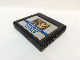 Missile Command  [Atari 5200, 1982] Cartridge, and overlay.