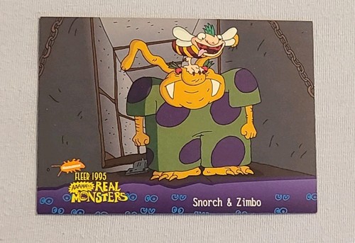Fleer Ultra: Aaahh!! Real Monsters "SNORCH & ZIMBO" #56 Trading Card