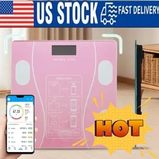 Digital Body Weight Scale with Backlit Display High Precision Bluetooth FatScale