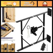 Heavy Duty Anti-Sag Gate Kit for Wooden Fences - Includes Gate Latch Hardware