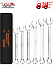 Horusdy Large Wrench Set With Rolling Pouch Metric 6-piece 23mm 24mm 26m