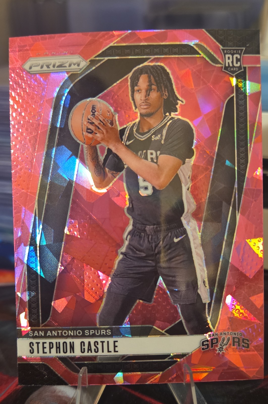 2024-25 Panini Prizm - Stephon Castle #234 Pink Ice Prizm (RC)