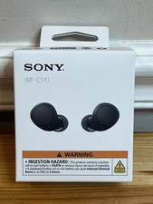 Sony WF C510 Truly Wireless Black Earbuds Up To 11 Hours Battery Life Black NEW