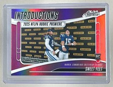 Sweet Feet 2025 Panini Absolute #I-TWN Spectrum Red Introductions Rookie RC /150