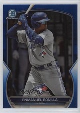 2023 Bowman Draft Chrome Blue Refractor 50/150 Enmanuel Bonilla #BDC-195 0xa2