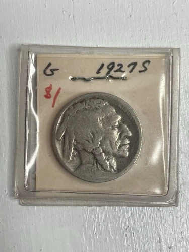 1927-S Buffalo Nickel Good