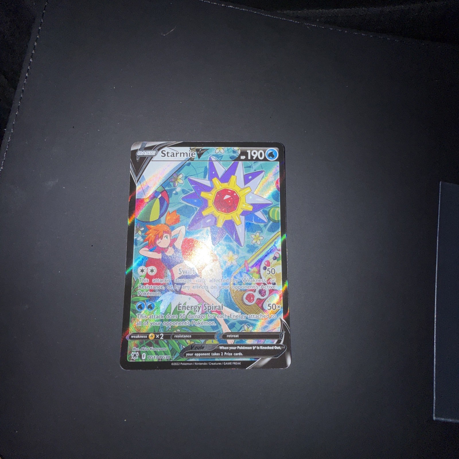Pokemon TCG Starmie V TG13/TG30 Astral Radiance TG Holo Full Art UR 190