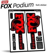 Fork Sticker for 2026 FOX Podium Factory MTB Mountain Bike Bicyle Decals