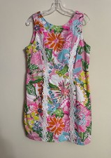 Lilly Pulitzer for Target: Women's Nosey Posie Shift Mini Dress Size 16