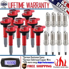 8X Ignition Coils + 8X Spark Plugs pack for 2011-2016 Ford F-150 Mustang V8 5.0L