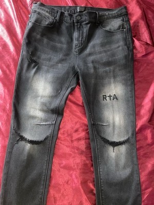 RTA Jeans Size 32 Slim Fit/ Come With RTA Bag/worn Only Once.