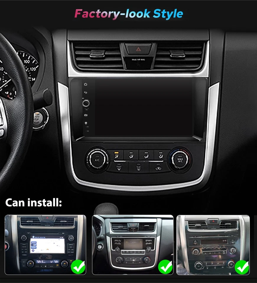 Joying 9" Android13 Head Unit For Nissan Altima/Teana 2013-2017 Support BOSE AMP - Image 3 of 4