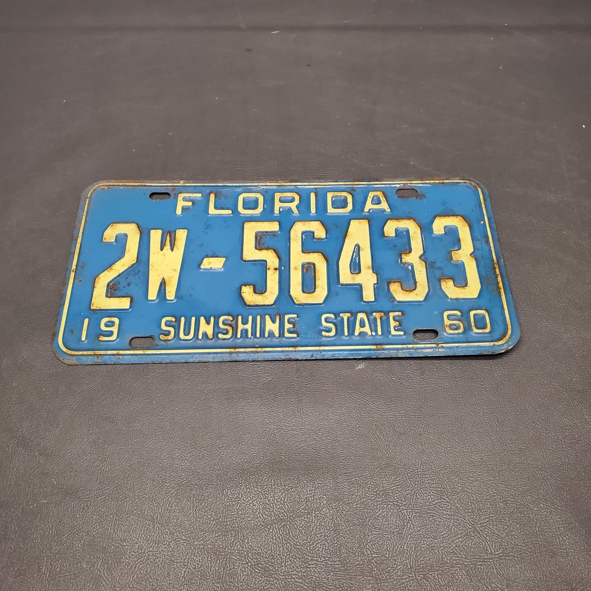 1960 Florida Antique Historic License Plate FL 60 Tag Vintage | eBay