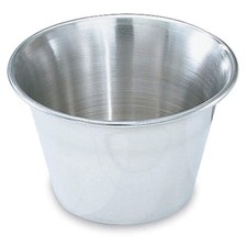 VOLLRATH 46713 PK 12 Sauce Cup,3 oz Cap.,Silver 4RZG8