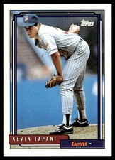1992 Topps Kevin Tapani Minnesota Twins #313