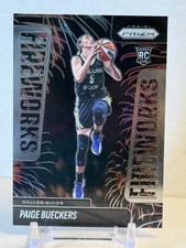 2025 Panini Prizm WNBA Paige Bueckers Rookie No. 14 Fireworks Dallas Wings RC