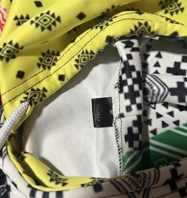 Multicolor Patchwork Fleece Pullover Hoodie Hoode… - image 3