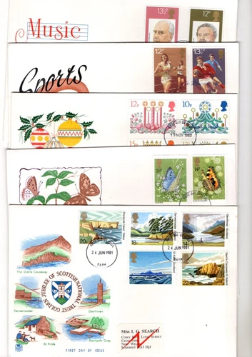VARIOUS  - BATH CDS STUART FDC'S X10 FROM COLLECTION BX2/11