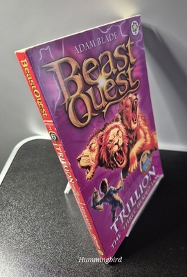 Adam Blade Beast Quest Series 2 No.6 TRILLION 3 Headed Lion + 4 Top Trumps 2015