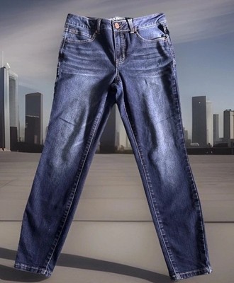 Maurice s Jeans Women s 6 Ever Flex Med Blue Stretch Straight Leg Casual Active