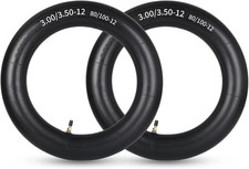 3.00/3.50-12" 80/100-12 Dirt Bike Inner Tubes, TR4 Valve Stem  2 Pack, Fits f