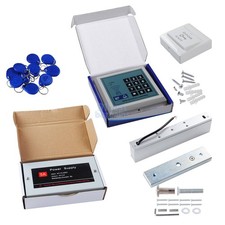 Door Access Control Entry System Kit RFID Keypad 396lbs Electric Magnetic Lock