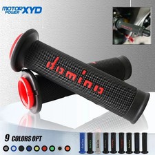 Domino A010 Full Diamond Grips - Black & Red - Fits Road Bikes