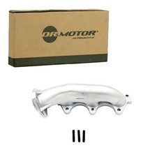 Dr.MOTOR ABGASKRÜMMER LINKS passend für 2.4 2.8 V6 AUDI A4 B5 A6 C5 VW PASSAT 3B