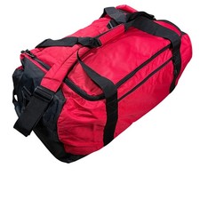 Galls Two Tone Duffle Bag L Red Black Large Travel Duty Gear Bag BG186 LG RED