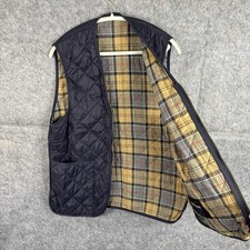 Barbour Quilted Zip In Liner Waistcoat Mens C40 Country Farming Classic 