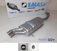 Imasaf Esd Auspuff Endtopf + Anbauteile FüR Alfa 166 2.0 V6 1998-2000