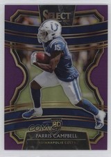 2019 Panini Select Concourse Purple Prizm 74/75 Parris Campbell #40 0c6
