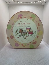 Set of 4 Rosanna 8 1/4”Ceramic SaladPlates Fashion Accessories Pattern with Box