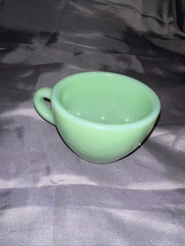 Fire-King Jadeite Milk Glass Extra Heavy Mug