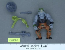 Rocksteady HARD HEAD 100% Complete Teenage Mutant Ninja Turtles 1988 Playmates