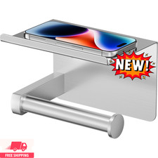 Portarrollos de papel higi nico con estante, adhesivo o con tornillos, para ba o