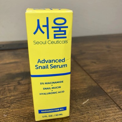 Seoul Ceuticals Advanced Snail Serum NEW 1 Oz