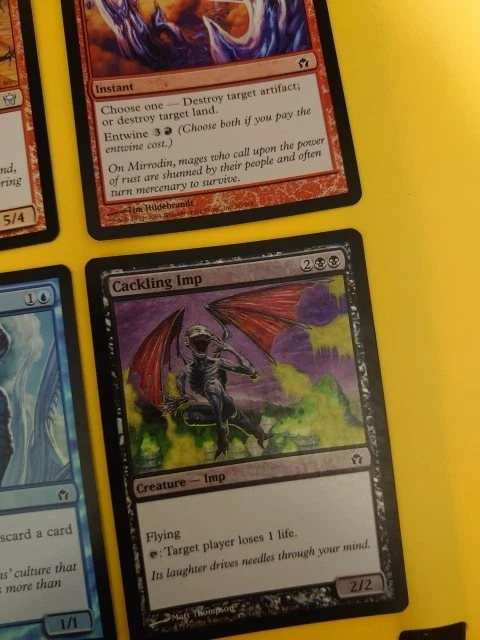 Fifth Dawn FOIL x6 MTG Card inc thought courier,rain of rust,cackling imp - Image 2 of 4