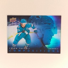 2025-26 Upper Deck Series 1 Hockey Tyler Toffoli Compositions San Jose Sharks