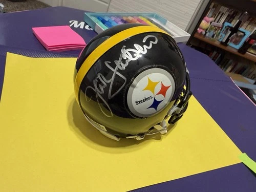 Pittsburgh Steelers Signed Jack Lambert Authentic Mini Helmet
